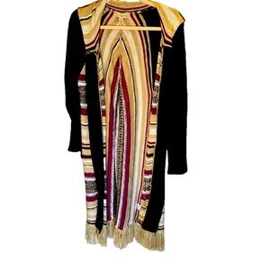 Live and let Live long BOHO sweater/hoodie size 1X